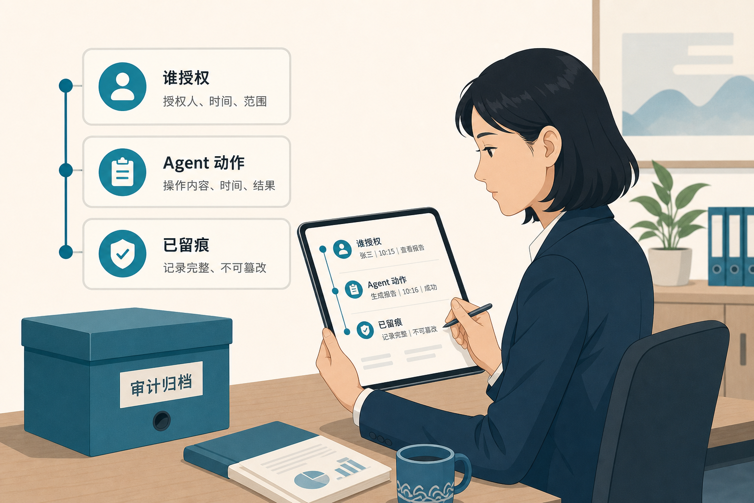 审计证据链示意