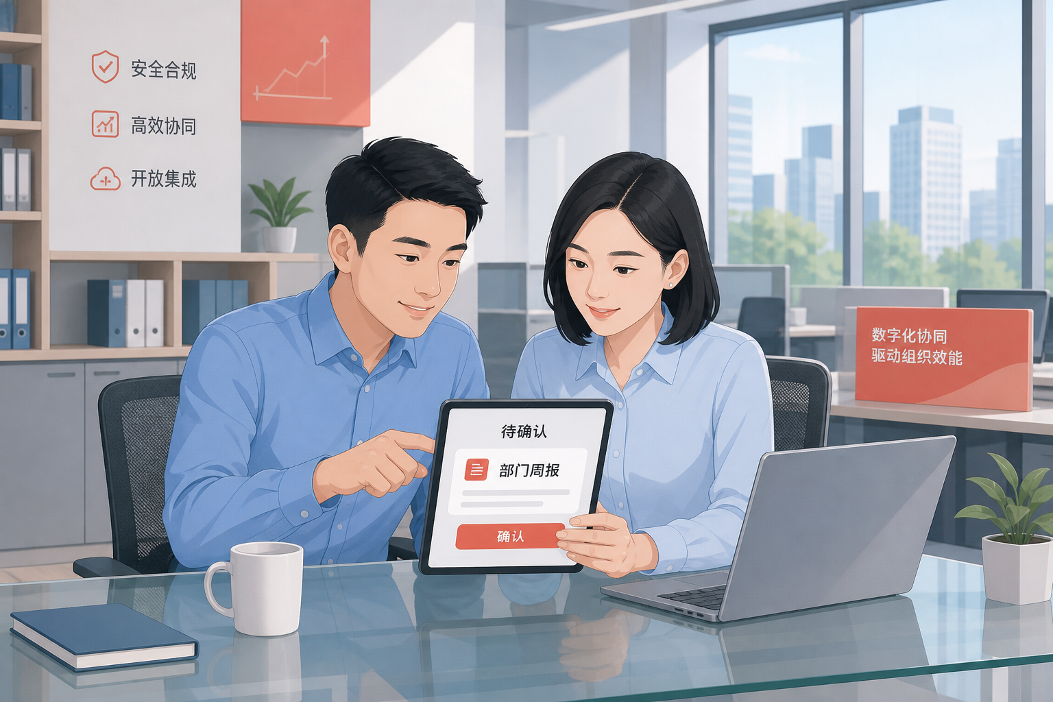 材料人审确认示意